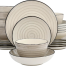 24 Piece Round Stoneware Dinnerware Set handpainted